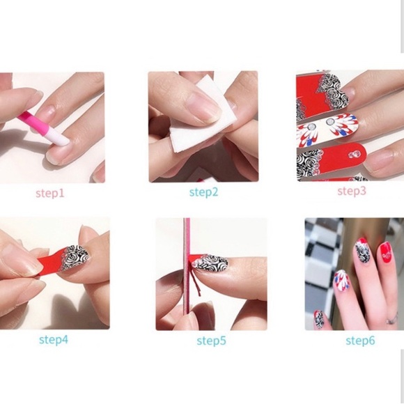 Fashion purple nail wraps/ nail stickers - Picture 2 of 2